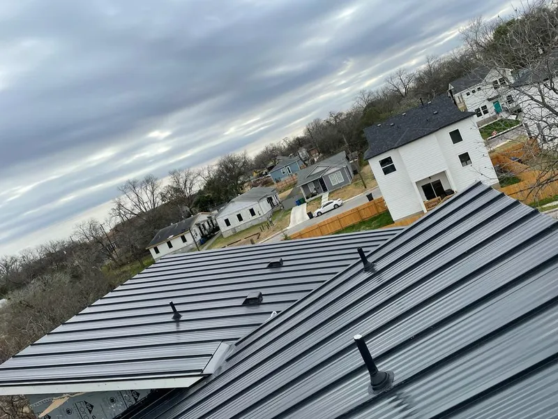 Standing seam metal roof panels with vents for Skylight Repair in Pembroke